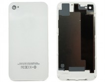 Задняя крышка (стекло) iPhone 4S белая 2 класс