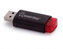USB Flash SmartBuy Click 16GB черный-красный, SB16GBCl-K 