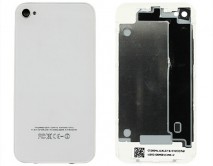 Задняя крышка (стекло) iPhone 4 белая 3 класс