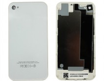 Задняя крышка (стекло) iPhone 4S белая 3 класс