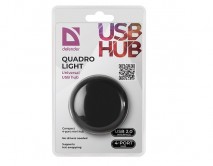 USB HUB Defender Quadro Light USB 2.0, 4 порта, 83201