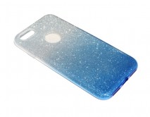 Чехол iPhone 7/8/SE 2020 Shine серебро/синий