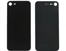 Задняя крышка (стекло) iPhone 8 (4.7) черная 1 класс