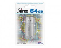 64GB USB Flash, MIREX Unit Silver, 13600-FMUUSI64 