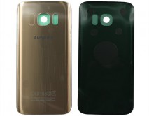 Задняя крышка Samsung G930F Galaxy S7 золото 1 класс