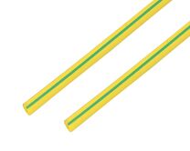 Термоусадка REXANT 3.0/1.5 мм желто-зеленая 1м 20-3007
