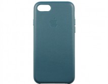 Чехол iPhone 7/8/SE 2020 Leather Case copy в упаковке сине-зеленый 