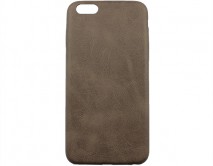 Чехол iPhone 6/6S Plus Матовая кожа (коричневый)