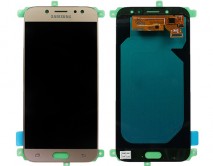 Дисплей Samsung J730F Galaxy J7 (2017) + тачскрин золото (Копия OLED)