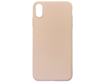 Чехол iPhone XS Max пластик (розовый)