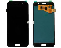 Дисплей Samsung A520F Galaxy A5 (2017) + тачскрин черный (Копия OLED)