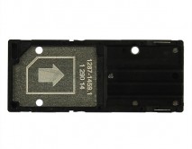 Держатель SIM Sony C3 D2503/D2503/D2533 (1 SIM) черный 1 класс