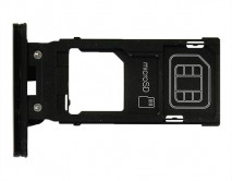 Держатель SIM Sony XZ2 (1 SIM) черный 1 класс