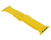 Ремешок Watch Series 42mm/44mm/45mm/49mm силиконовый yellow, SM #16