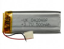 АКБ универсальный 042048P  (4*20*48mm, 500 mAh), для mp3/mp4