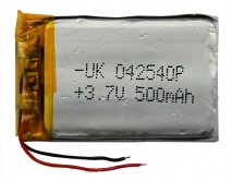 АКБ универсальный 042540P  (4*25*40mm, 500 mAh), для mp3/mp4