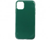 Чехол iPhone 11 Силикон 2.0mm (темно-зеленый)