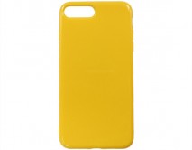 Чехол iPhone 7/8 Plus Силикон 2.0mm (желтый)