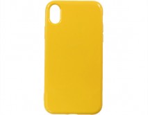 Чехол iPhone XR Силикон 2.0mm (желтый)