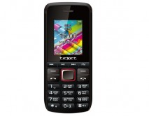 Телефон Texet TM-203 черный/красный