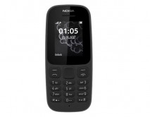 Телефон Nokia 105 Dual SIM (полный комплект), черный