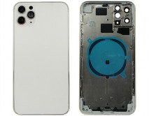 Корпус iPhone 11 Pro Max серебро 1кл
