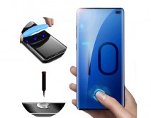 Защитное стекло Oppo Find X2 3D Full прозрачное с клеем и UV лампой