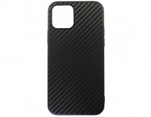 Чехол iPhone 12/12 Pro Carbon (черный)