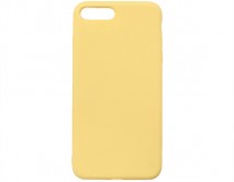 Чехол iPhone 7/8 Plus Силикон Matte 2.0mm (желтый)