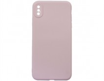 Чехол iPhone XS Max Силикон Matte 2.0mm (пурпурный) 
