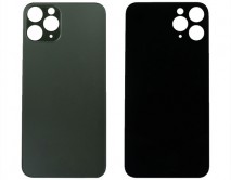 Задняя крышка (стекло) iPhone 11 Pro (c увел. вырезом) зеленая 1 класс