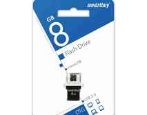 USB Flash SmartBuy OTG POKO + Micro USB черный 8GB, SB8GBPO-K