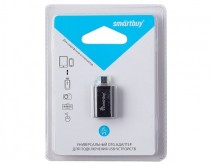 OTG Micro USB - USB Smartbuy, черный, SBR-OTG-K 