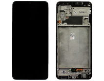Дисплей Samsung A325F Galaxy A32 + тачскрин + рамка черный (GH82-25566A) (Service Pack 100%) 