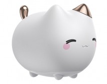 Лампа-ночник "Кошка" Baseus Cute series kitty silicone light белая (DGAM-A02)