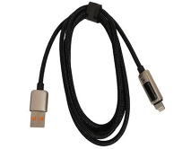 Кабель McDodo CA-9941 LED Lightning - USB серебро, 1,2м