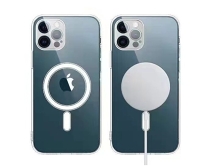 Чехол iPhone XR Acrylic MagSafe, с магнитом, прозрачный