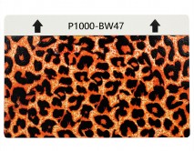 Защитная плёнка текстурная на заднюю часть "Леопард" (Рыжая, BW47)