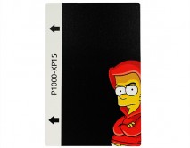 Защитная плёнка текстурная на заднюю часть "Симпсоны" (Барт, XP15)