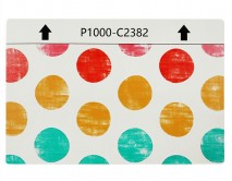Защитная плёнка текстурная на заднюю часть Узоры (Круги цветные, C2382) 