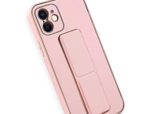 Чехол iPhone 12 Sunny Leather+Stander (розовый) 