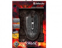 Проводная игровая мышь Defender Shock GM-110L оптика, 6кнопок, 800-3200dpi, 52110 