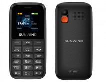 Телефон Sunwind citi S1701, черный