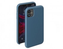 Чехол iPhone 11 Deppa Liquid Silicone Case (синий), 87304
