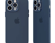 Чехол iPhone 13 TPU Ultra-Thin Matte (темно-синий)