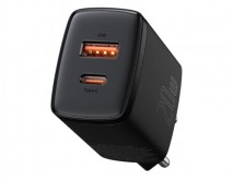 СЗУ-1USB + USB-C Baseus Compact Quick Charger 20W черный (CCXJ-B01) 