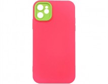 Чехол iPhone 11 BICOLOR (розовый)