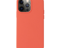 Чехол iPhone 13 Pro Max Liquid Silicone FULL (кораловый)