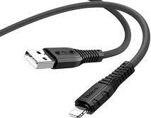 Кабель Hoco X67 Lightning - USB 2.4A, черный, 1м