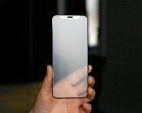 Защитное стекло iPhone 13/13 Pro/14 Full матовое черное